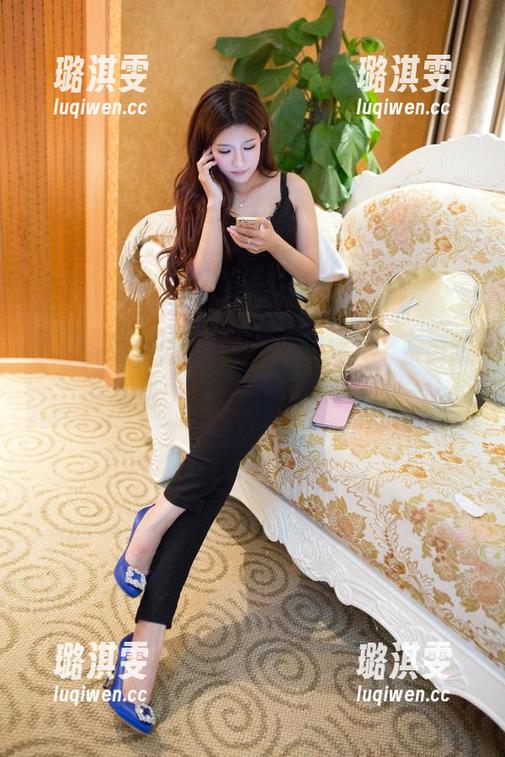 TuiGirl推女郎 - 圣诞夜的陆瓷，跟美图对话，这氛围真是..哇哦！